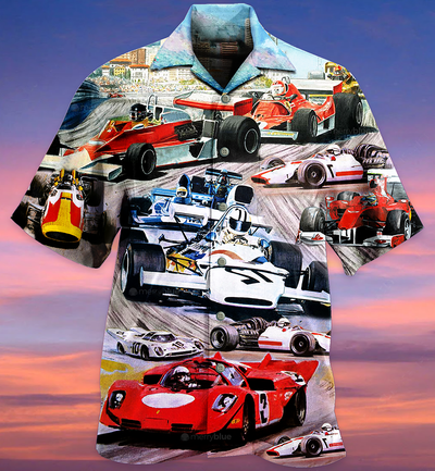 Car Racing Fast Cool Style - Hawaiian Shirt - Owls Matrix LTD