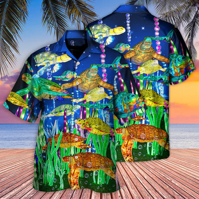 Turtle Find My Soul Into The Ocean - Hawaiian Shirt - Owls Matrix LTD