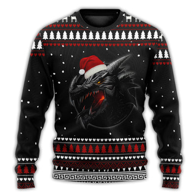 Christmas Sweater / S Dragon Merry Christmas Stronger - Sweater - Ugly Christmas Sweaters - Owls Matrix LTD