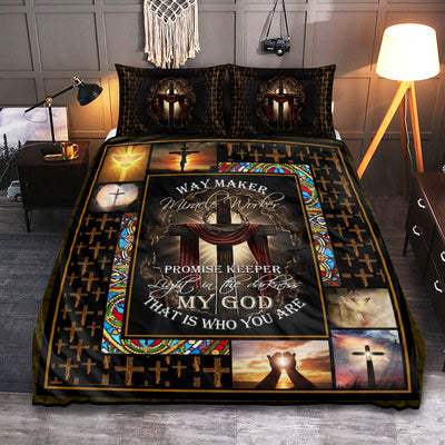 Jesus Christian My God That Is Who You Are - Quilt Set - Owls Matrix LTD