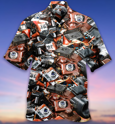 Camera Retro Love Life - Hawaiian Shirt - Owls Matrix LTD