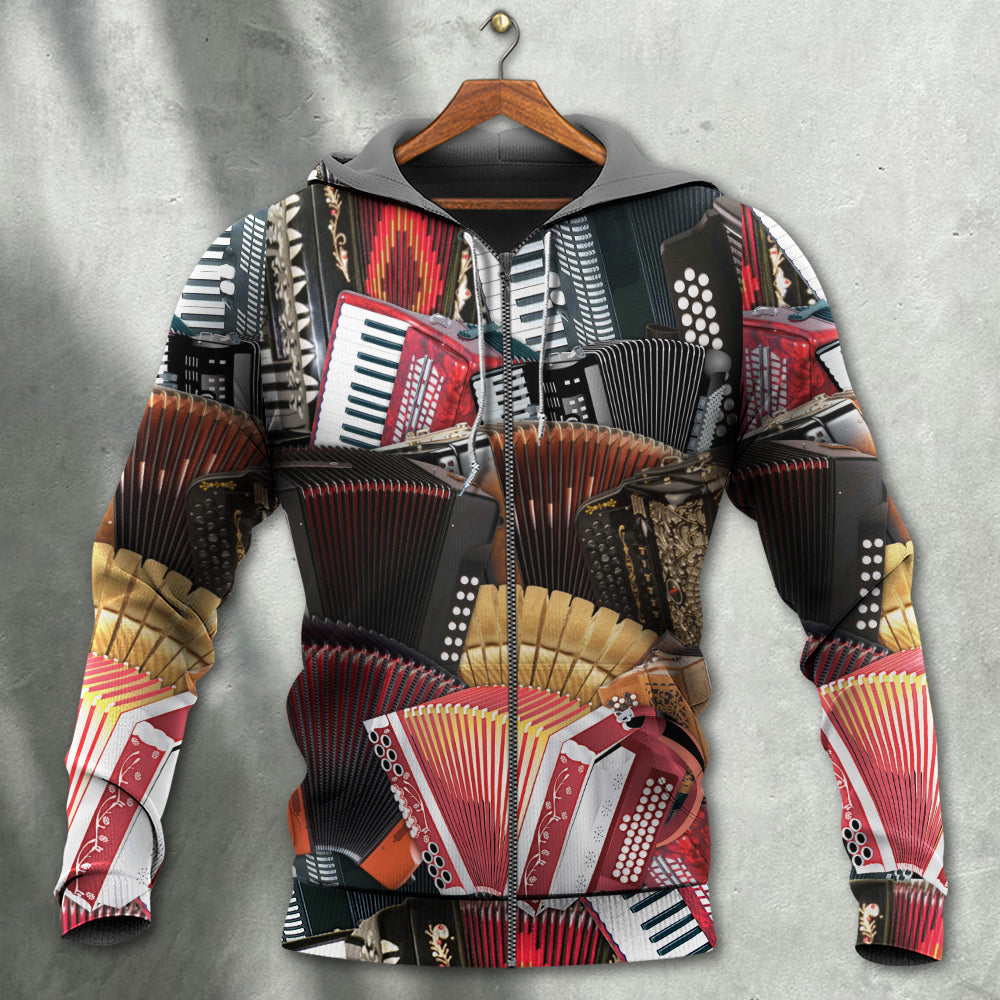 Accordion A Gentleman Is Someone Who Can Play The Accordion - Hoodie - Owls Matrix LTD
