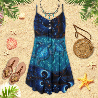 Turtle Is Beach Soul Love Night - Summer Dress - Owls Matrix LTD