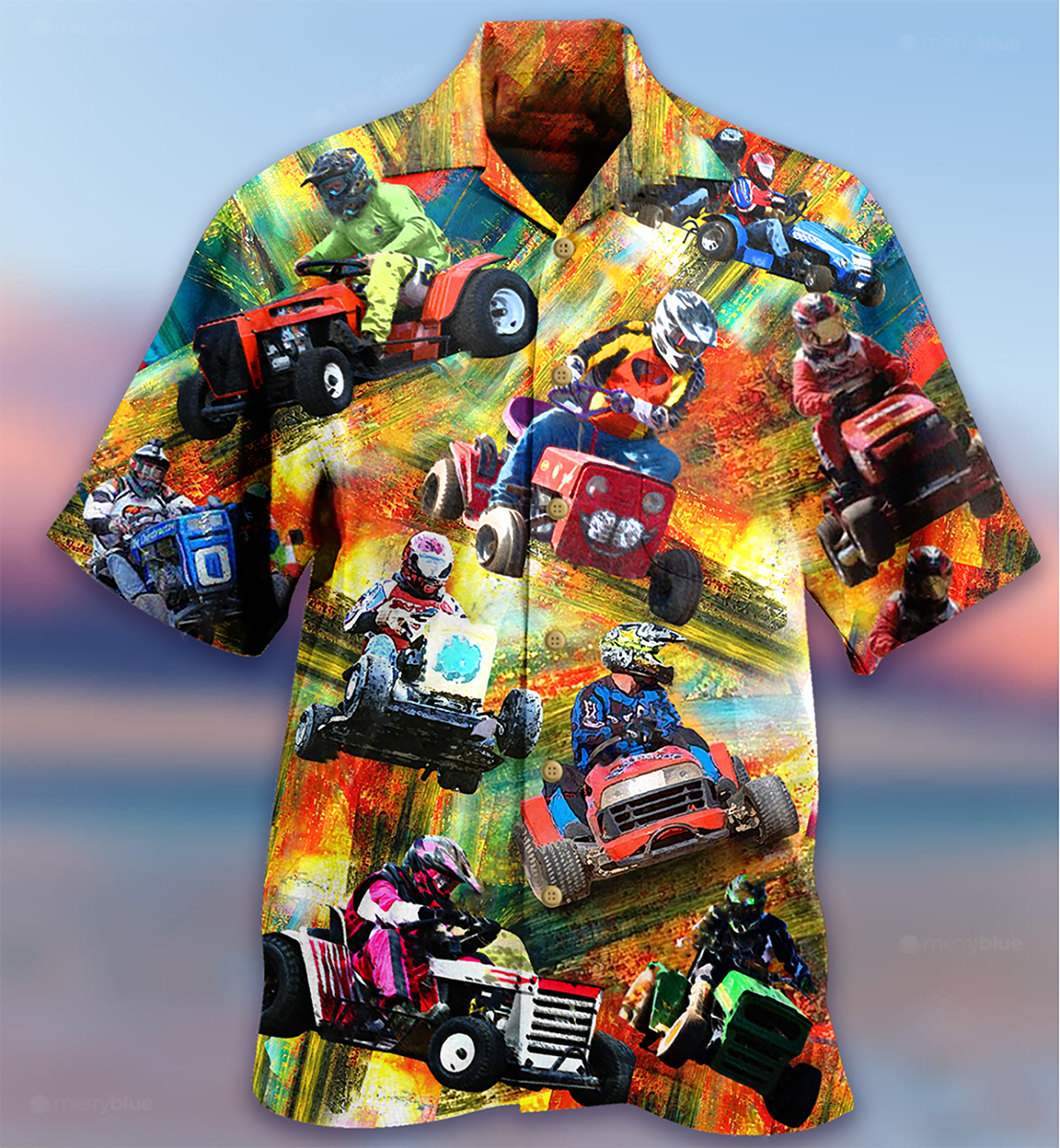 Car Racing Color - Hawaiian Shirt - Owls Matrix LTD
