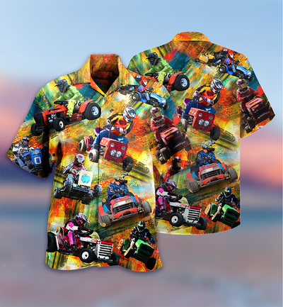Car Racing Color - Hawaiian Shirt - Owls Matrix LTD