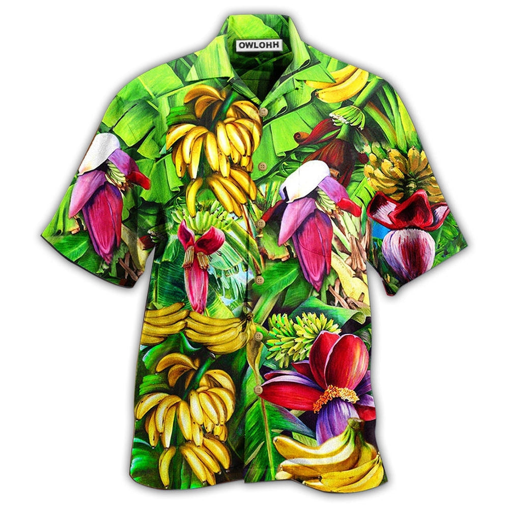 Hawaiian Shirt / Adults / S Banana Tropical Forest - Hawaiian Shirt - Owls Matrix LTD