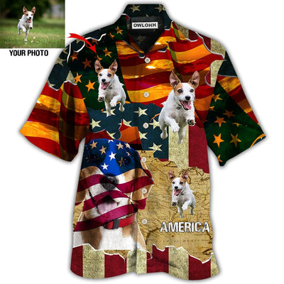 Hawaiian Shirt / Adults / S Beagle America Sunset Style Custom Photo - Hawaiian Shirt - Owls Matrix LTD