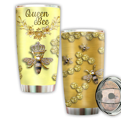20OZ Bee Jewelry Style Golden - Tumbler - Owls Matrix LTD