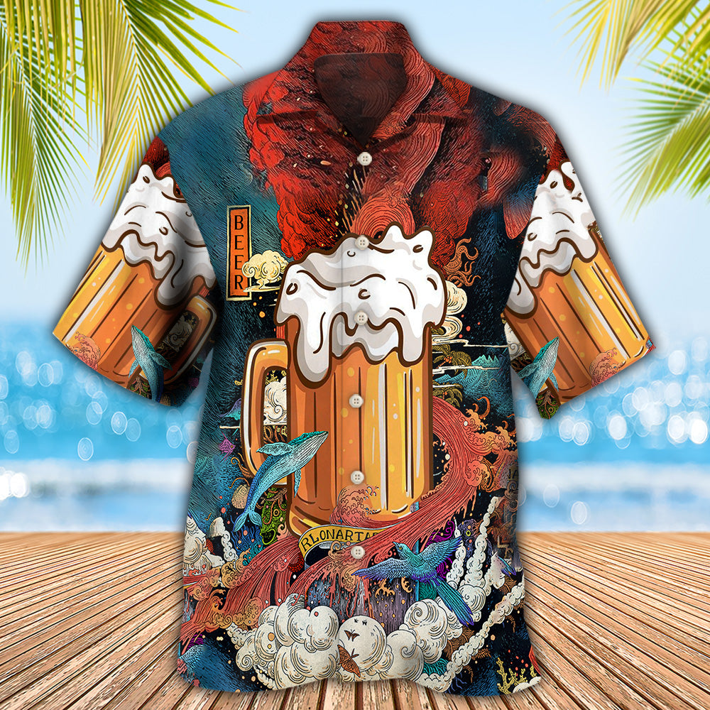 Beer Favorite Amazing Style - Hawaiian Shirt - Owls Matrix LTD