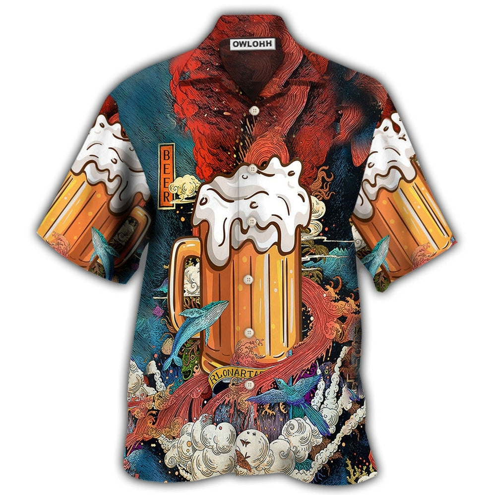 Hawaiian Shirt / Adults / S Beer Favorite Amazing Style - Hawaiian Shirt - Owls Matrix LTD
