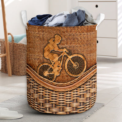 Bike Rattan Teaxture Lover - Laundry Basket - Owls Matrix LTD