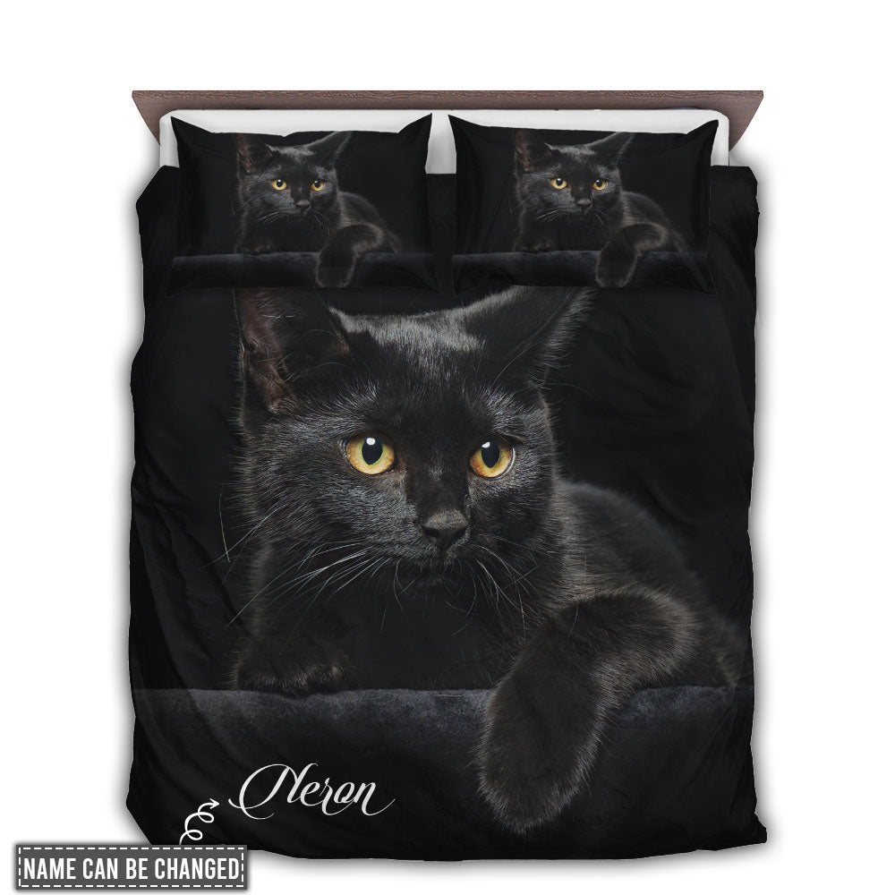 US / Twin (68" x 86") Black Cat Amazing Style Personalized - Bedding Cover - Owls Matrix LTD