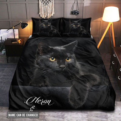 Black Cat Amazing Style Personalized - Bedding Cover - Owls Matrix LTD