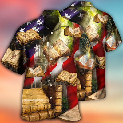 Book Independence Day Magic - Hawaiian Shirt - Owls Matrix LTD