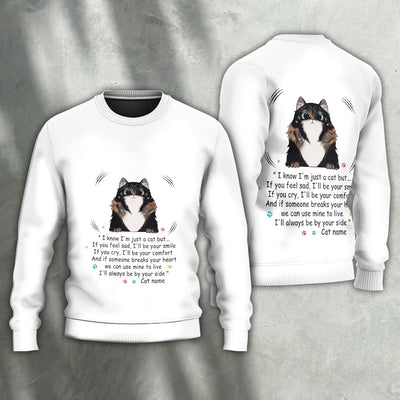 Cat I'll Always Be By Your Side Shirt Personalized - Sweater - Ugly Christmas Sweaters - Owls Matrix LTD