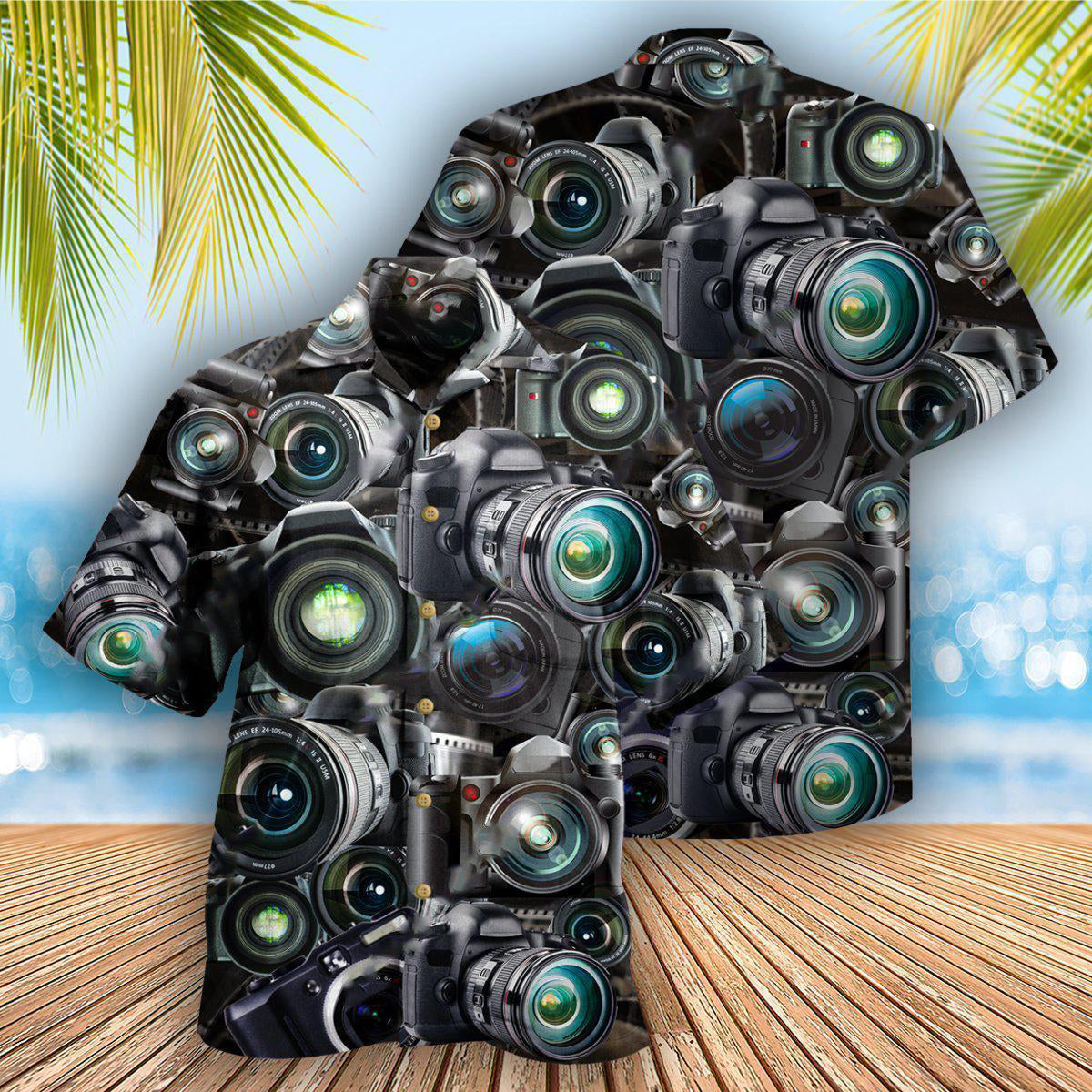 Camera Look Through Cameras - Hawaiian Shirt - Owls Matrix LTD