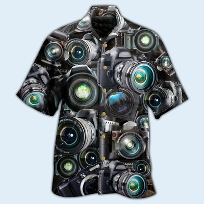 Camera Look Through Cameras - Hawaiian Shirt - Owls Matrix LTD