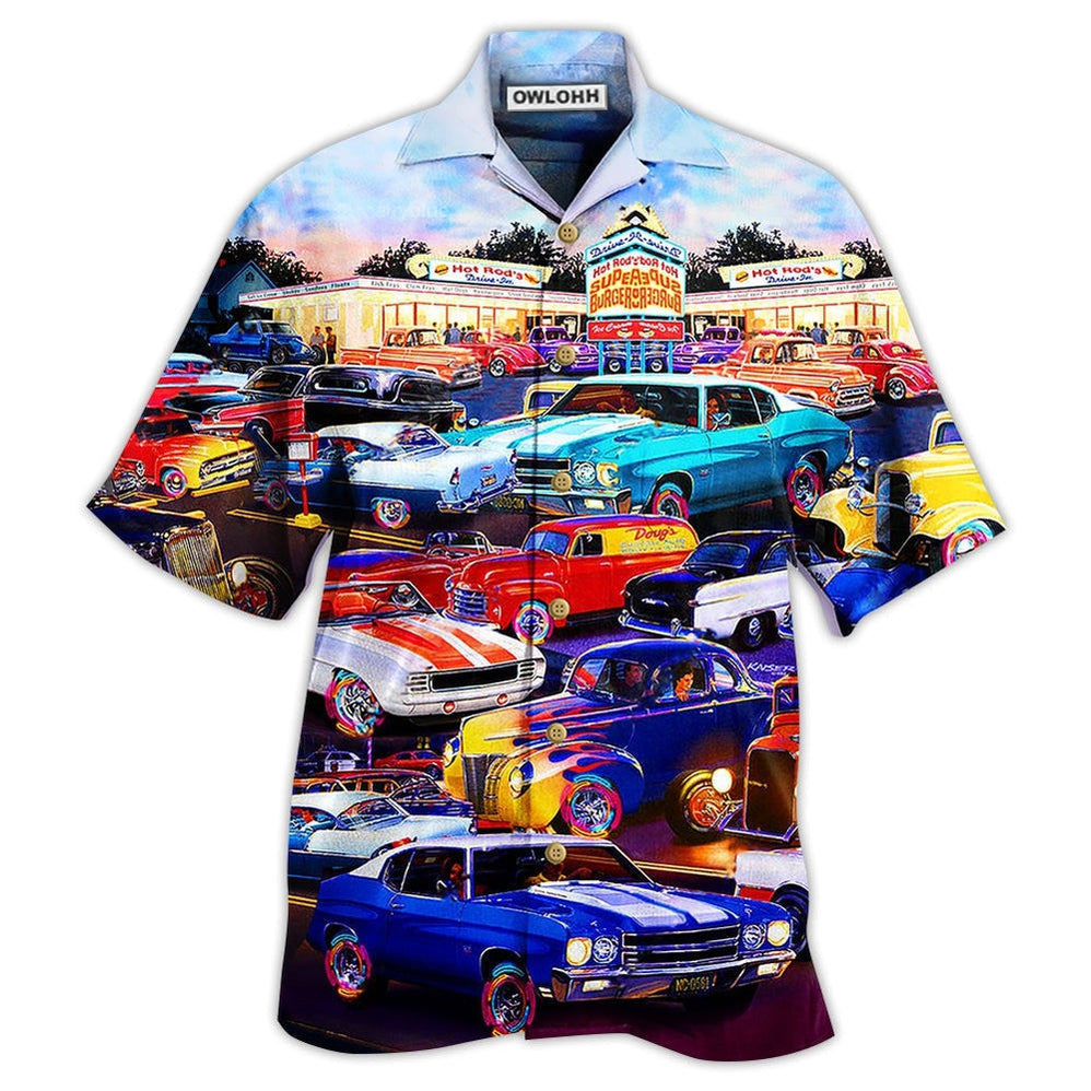 Hawaiian Shirt / Adults / S Car It's The Way I Drive - Hawaiian Shirt - Owls Matrix LTD
