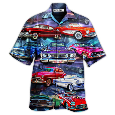 Hawaiian Shirt / Adults / S Car Color Mix Style - Hawaiian Shirt - Owls Matrix LTD