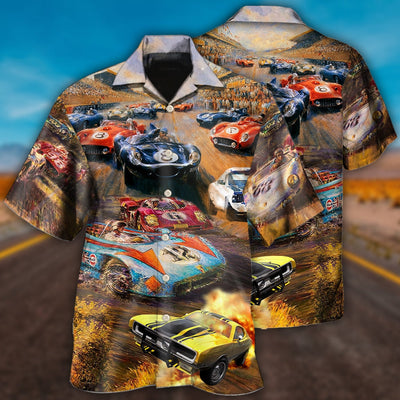 Car Racing Fast Style - Hawaiian Shirt - Owls Matrix LTD