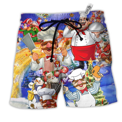 Beach Short / Adults / S Chef Once You Put My Meat In Your Mouth - Beach Short - Owls Matrix LTD