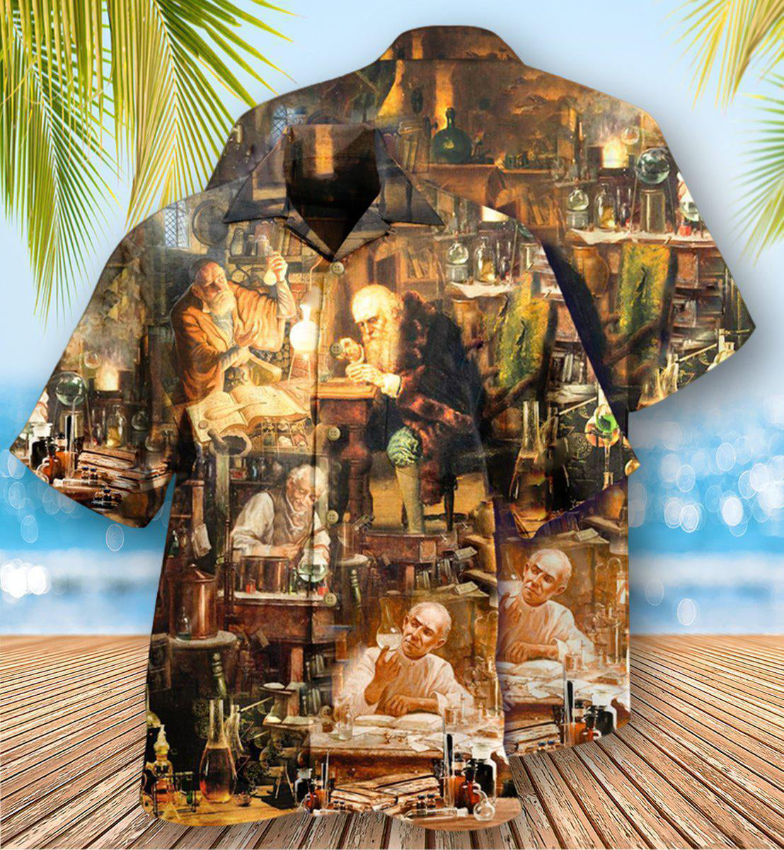Chemistry One Thing That You Can't Fake Is Chemistry Research - Hawaiian Shirt - Owls Matrix LTD