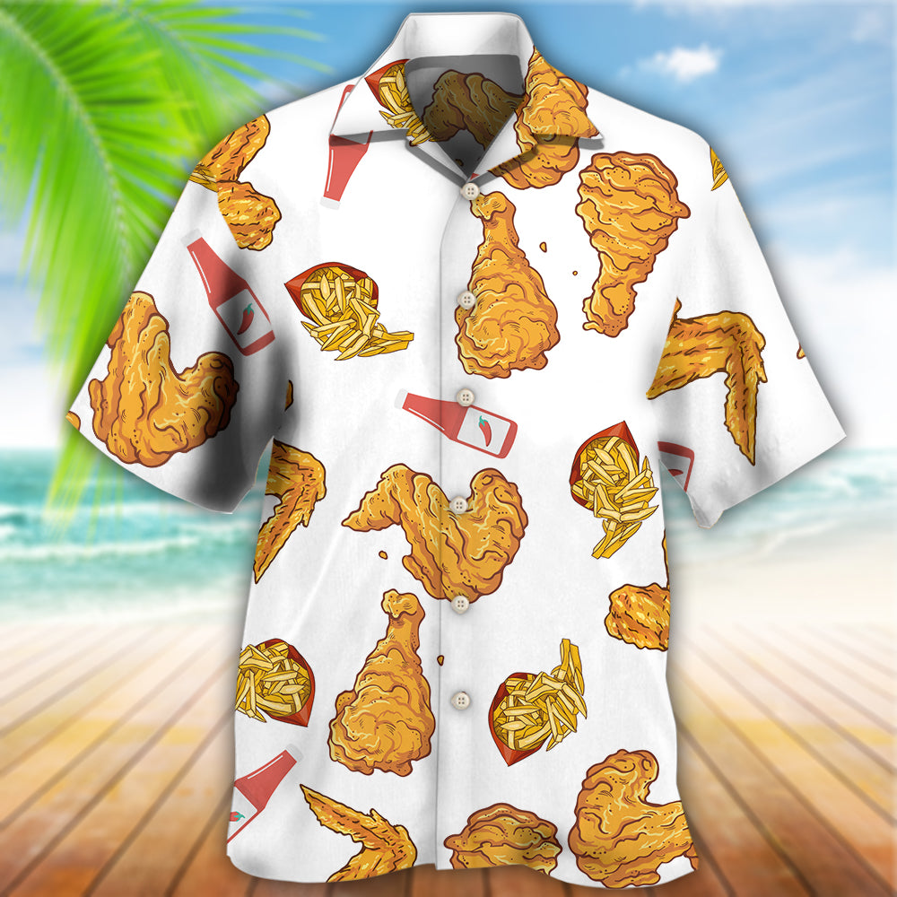 Food Chicken Delicious - Hawaiian Shirt - Owls Matrix LTD