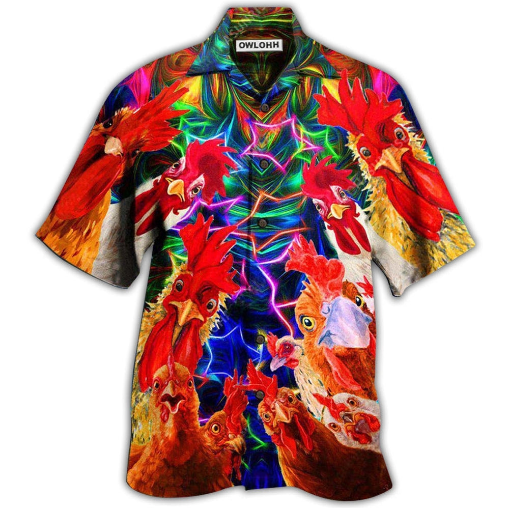 Hawaiian Shirt / Adults / S Chicken Amazing Oh Cluck No Farmer - Hawaiian Shirt - Owls Matrix LTD