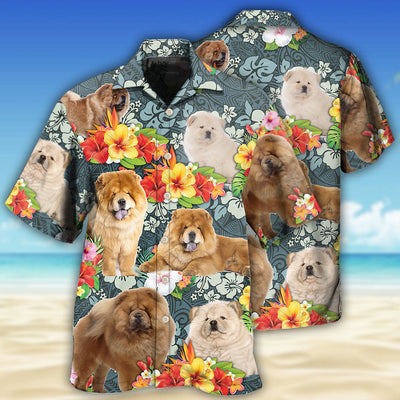 Chow Chow Dog Lovely Tropical - Hawaiian Shirt - Owls Matrix LTD