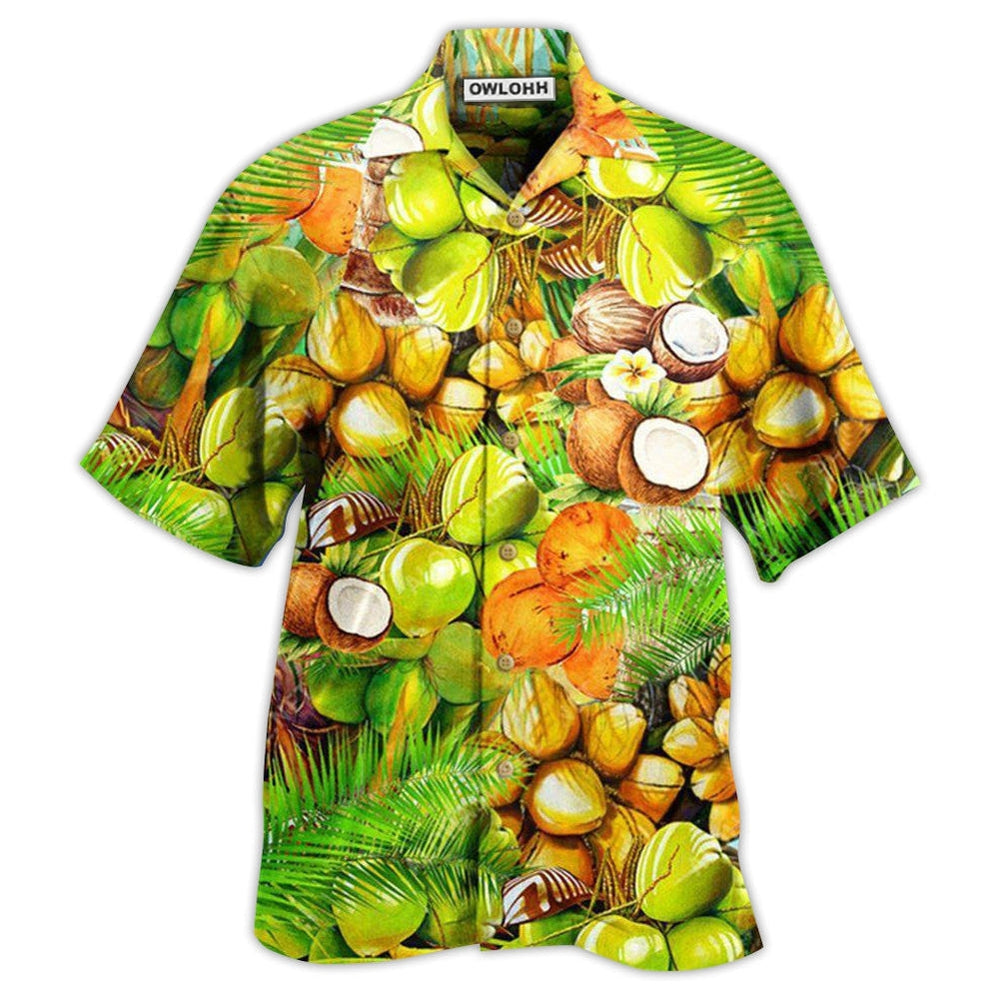 Hawaiian Shirt / Adults / S Coconut Brings Fresh To Summer Cool - Hawaiian Shirt - Owls Matrix LTD