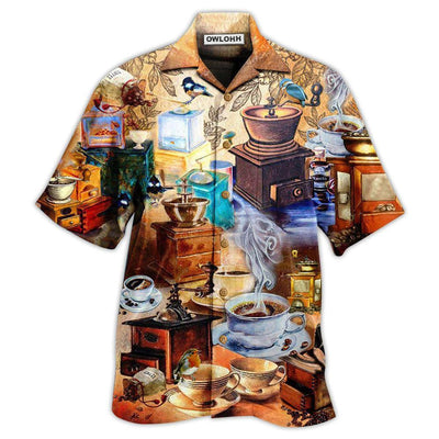 Hawaiian Shirt / Adults / S Coffee Good Is A Pleasure Classic Style - Hawaiian Shirt - Owls Matrix LTD