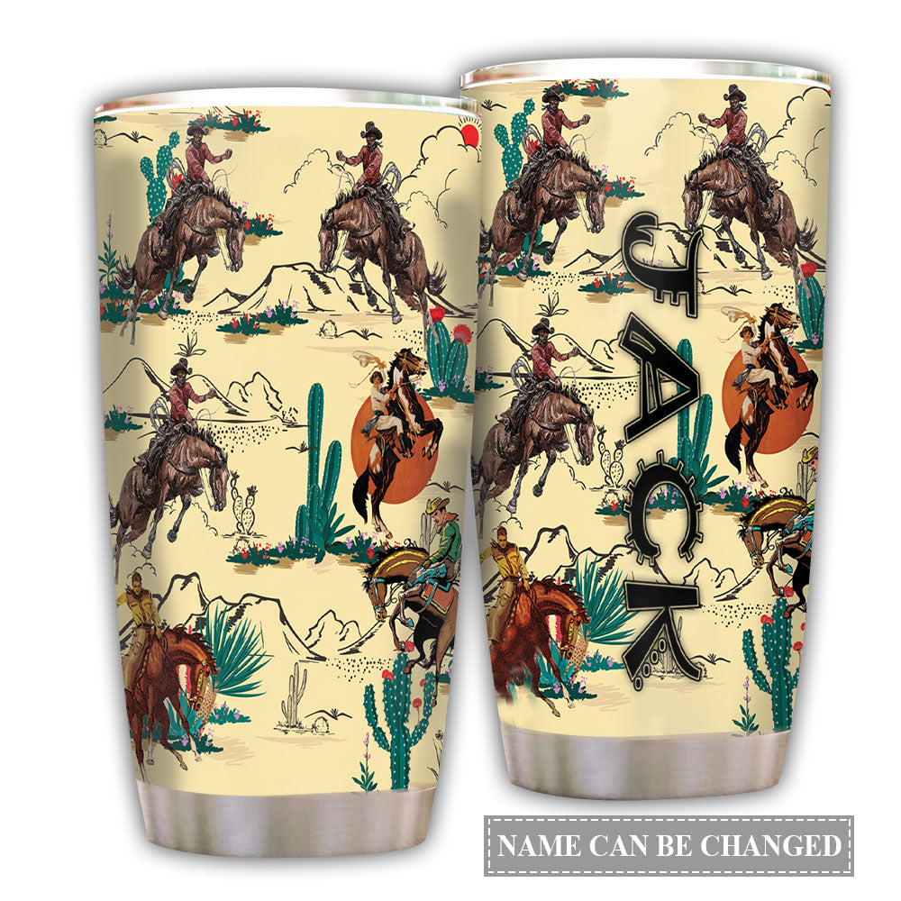 20OZ Cowboy Life Personalized - Tumbler - Owls Matrix LTD