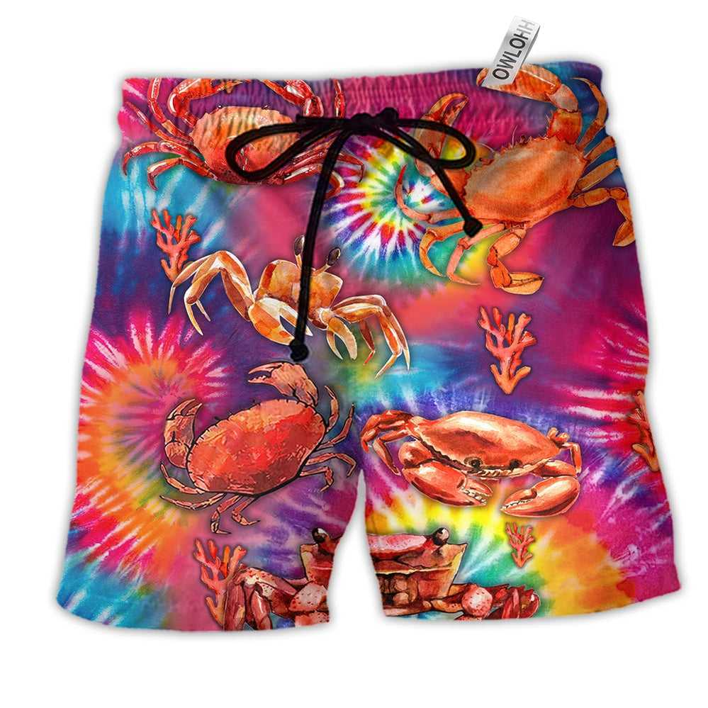 Beach Short / Adults / S Crab Red Love It - Beach Short - Owls Matrix LTD