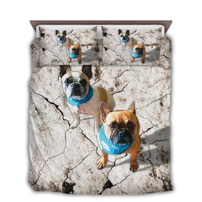 US / Twin (68" x 86") French Bulldog Puppy Cute - Bedding Cover - Owls Matrix LTD