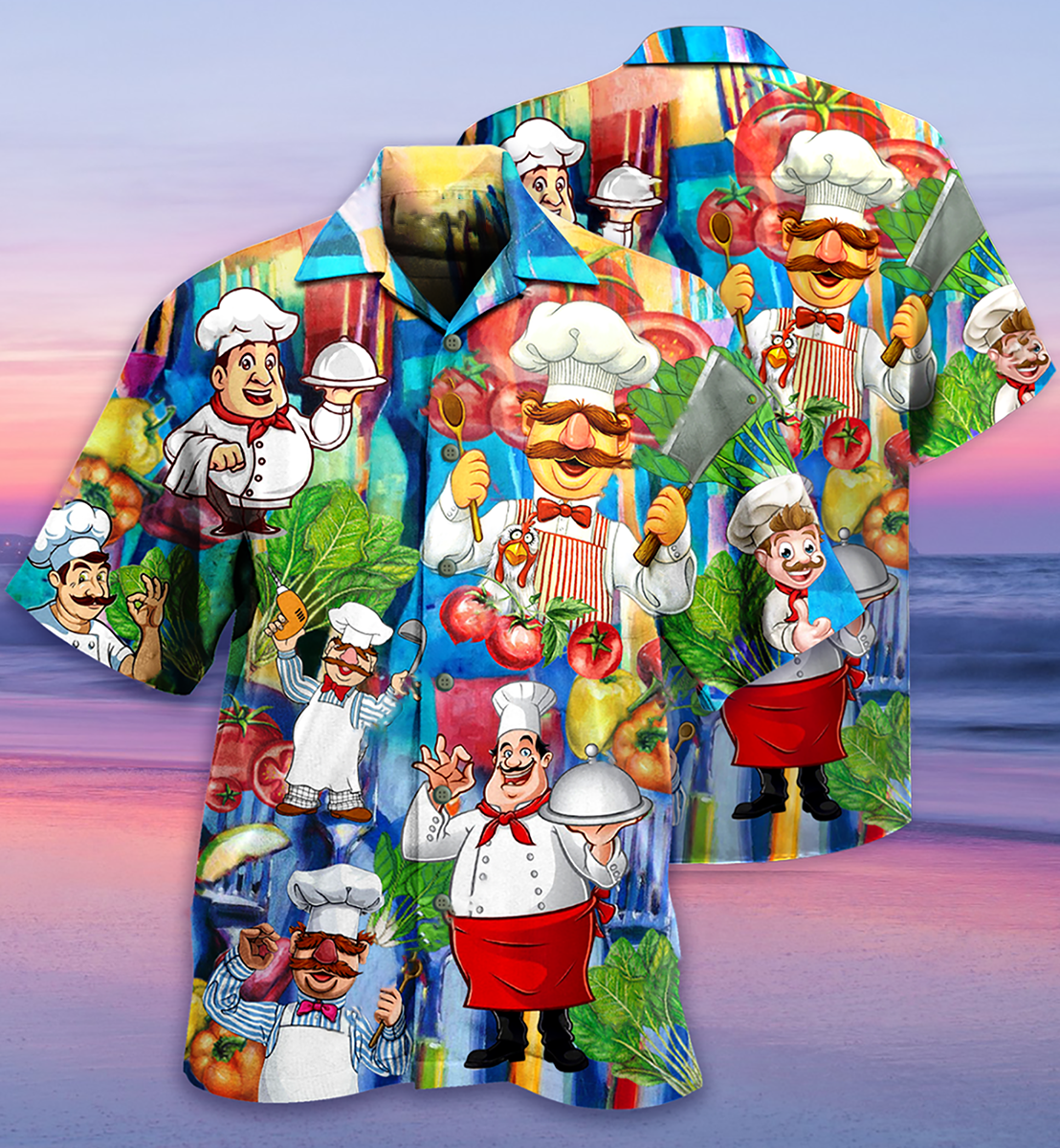 Chef Once You Put My Meat In Your Mouth You're Going To Want To Swallow - Hawaiian Shirt - Owls Matrix LTD