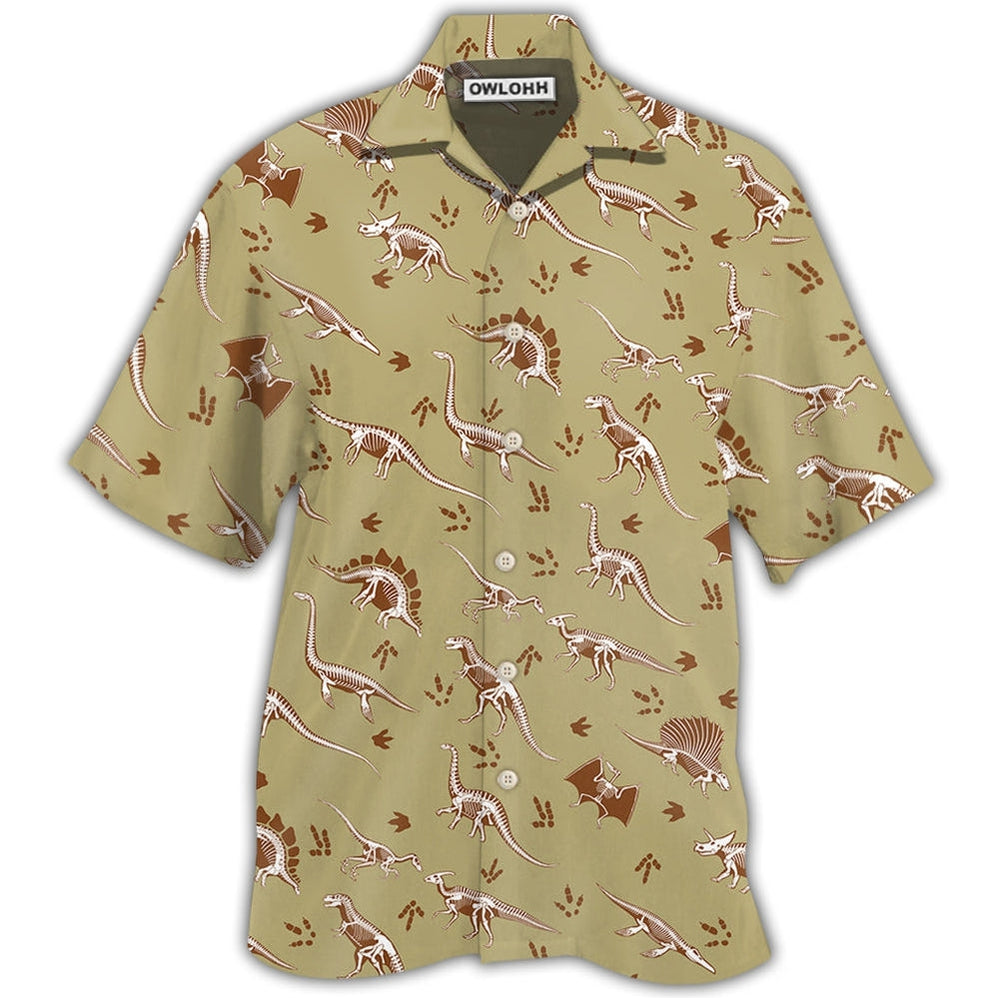 Hawaiian Shirt / Adults / S Dinosaur Little Basic Style - Hawaiian Shirt - Owls Matrix LTD