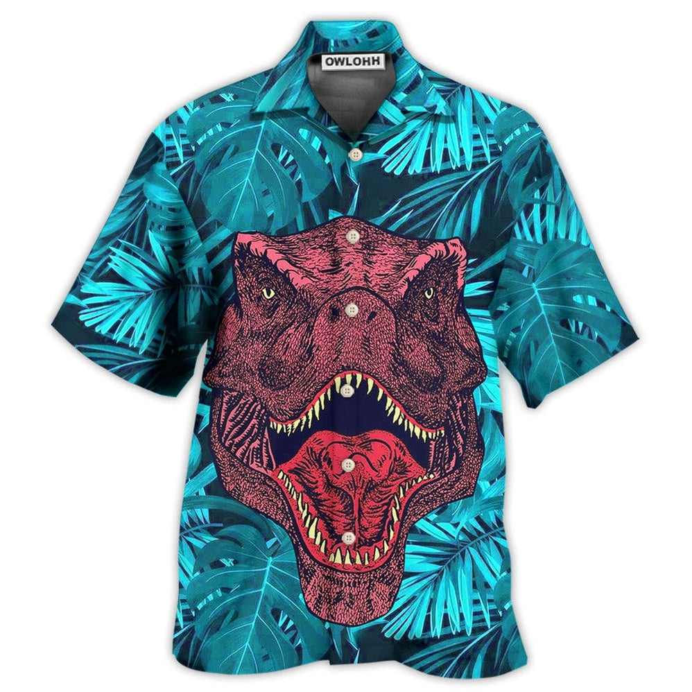 Hawaiian Shirt / Adults / S Dinosaur Love Animals - Hawaiian Shirt - Owls Matrix LTD