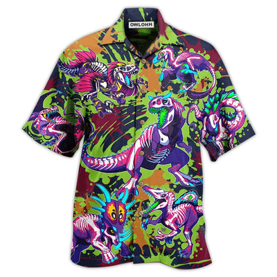 Hawaiian Shirt / Adults / S Dinosaur Don't Forget To Be Rawrsome - Hawaiian Shirt - Owls Matrix LTD