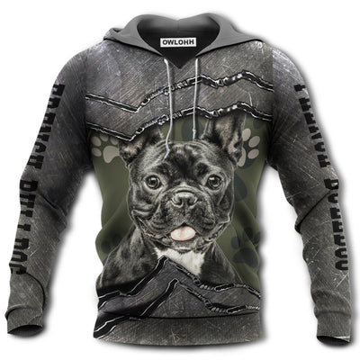 Unisex Hoodie / S Dog French Bulldog Is My Friend - Hoodie - Owls Matrix LTD