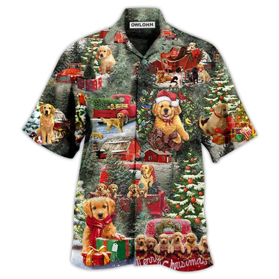 Hawaiian Shirt / Adults / S Beagle Dogs Love Christmas Every Time - Hawaiian Shirt - Owls Matrix LTD