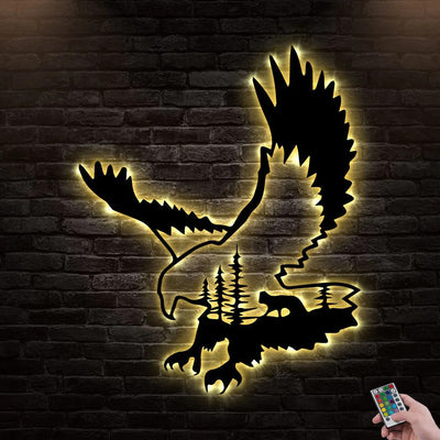 Eagle Wild So Nice - Led Light Metal - Owls Matrix LTD