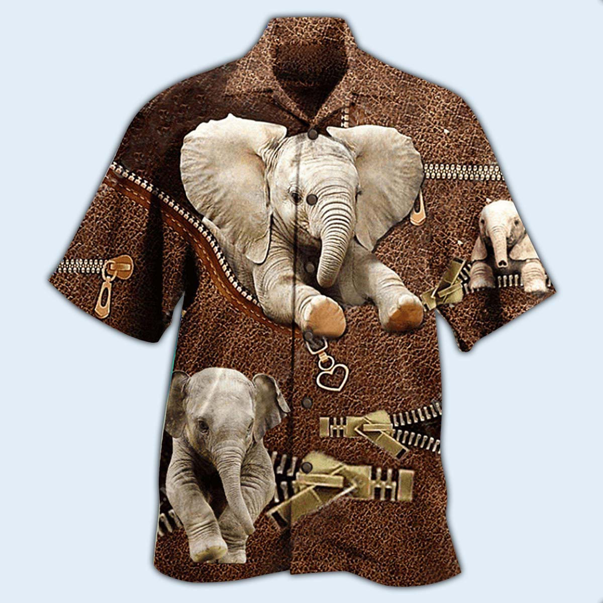Elephant Awesome Style With Brow - Hawaiian Shirt - Owls Matrix LTD