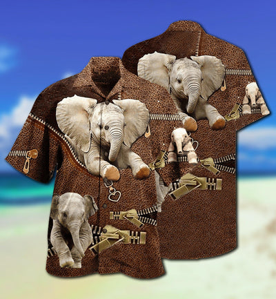 Elephant Awesome Style With Brow - Hawaiian Shirt - Owls Matrix LTD