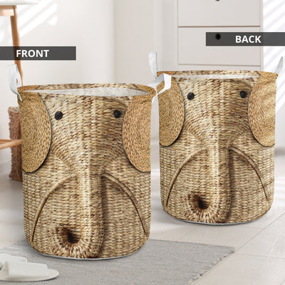 Elephant Wicker - Laundry Basket - Owls Matrix LTD