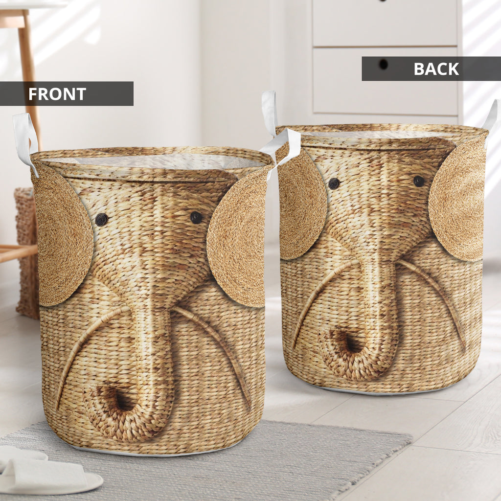 Elephant Woven - Laundry Basket - Owls Matrix LTD