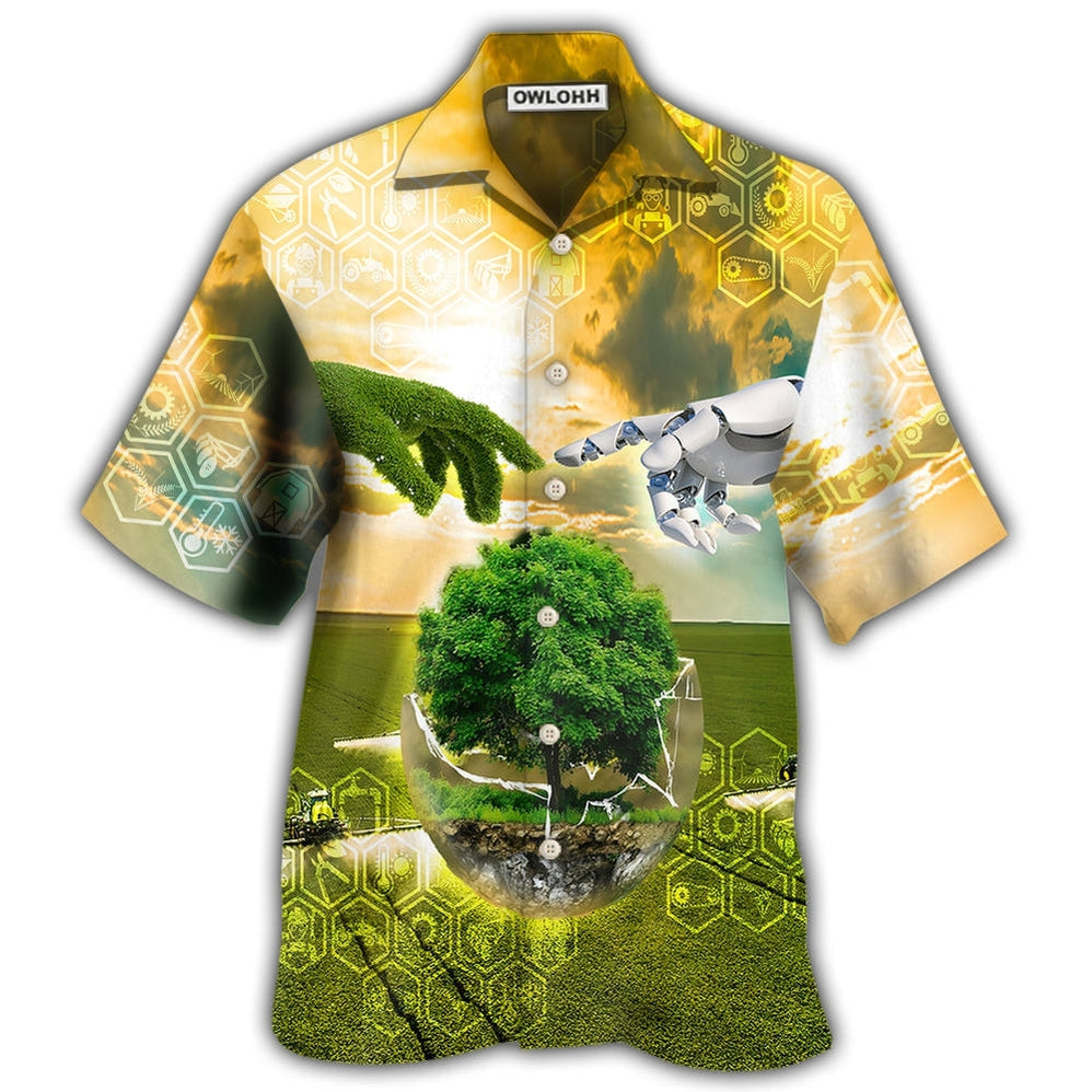 Hawaiian Shirt / Adults / S Farm Agricultural Scientist - Hawaiian Shirt - Owls Matrix LTD