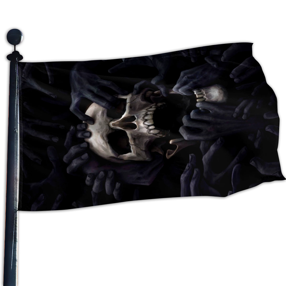 M (38x56 Inch) Skull Love Darkness Amazing - House Flag - Owls Matrix LTD
