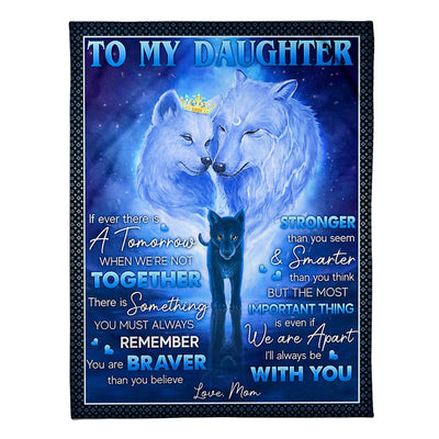 50" x 60" Family If Ever There Is A Tomorrow Mom To Daughter - Flannel Blanket - Owls Matrix LTD