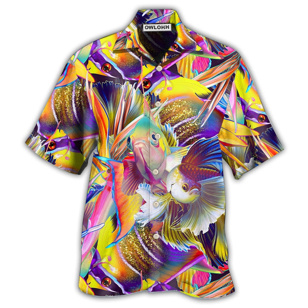Hawaiian Shirt / Adults / S Fish Beautiful Basic Style - Hawaiian Shirt - Owls Matrix LTD