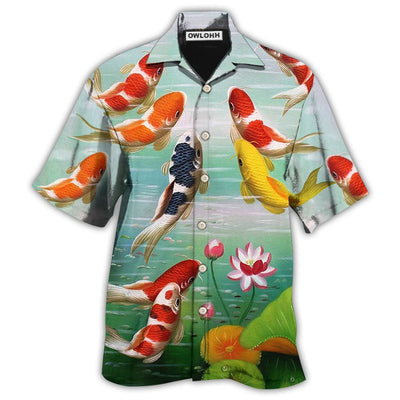 Hawaiian Shirt / Adults / S Fish Koi Fish Beautiful Style - Hawaiian Shirt - Owls Matrix LTD